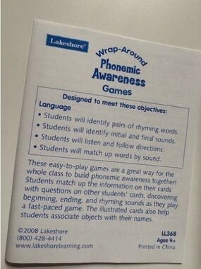 SET OF 2 NEW Education Baby/Toddler Games: Letters + Phonics, 4+